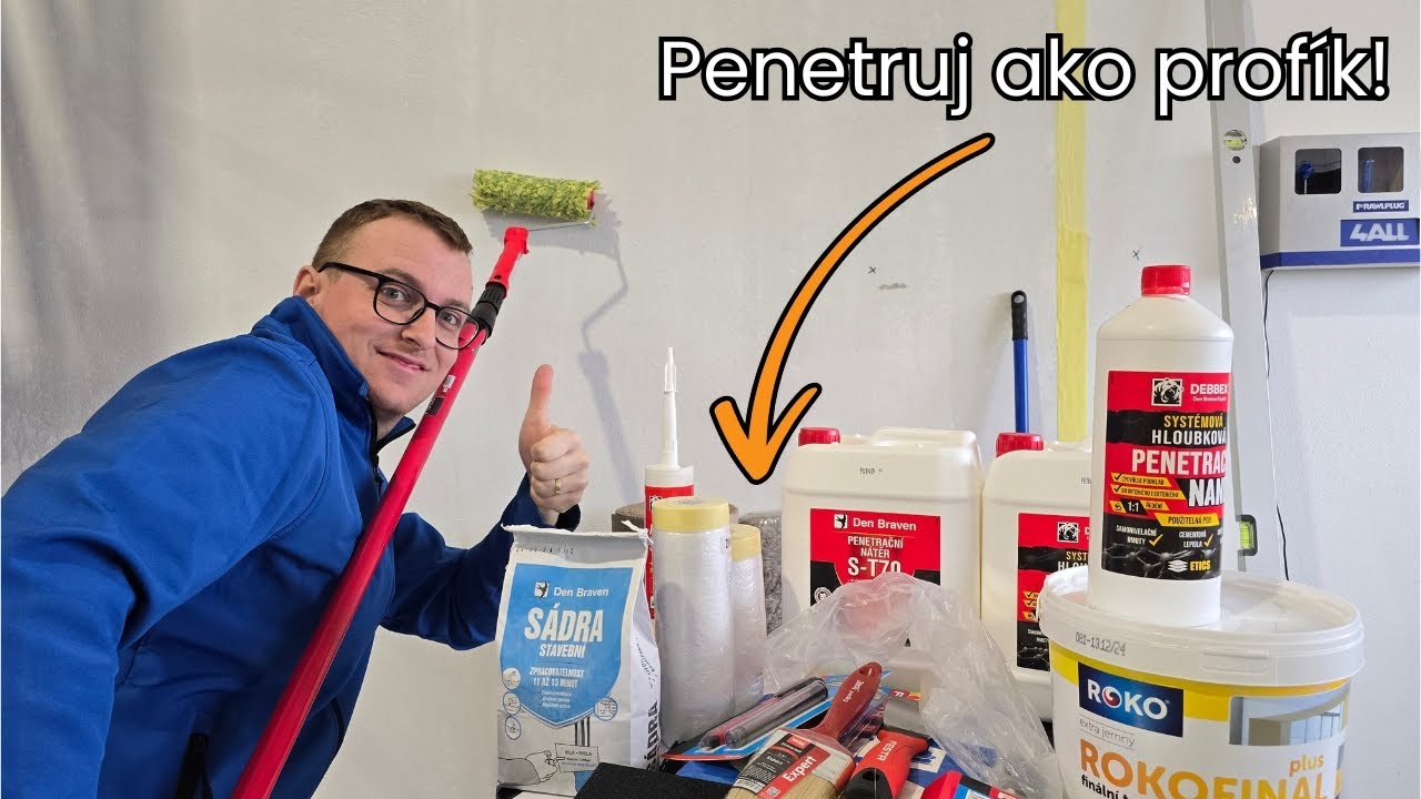 Penetrujeme omietky penetraciou pred maľovkou! + TIPY a SÚŤAŽ | Časť #1