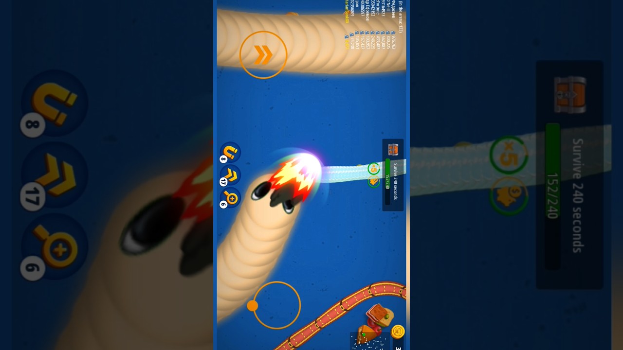 Mastering Headshots in Worms Zone: Pro Tips & Tricks! #058  #shorts #viral #view