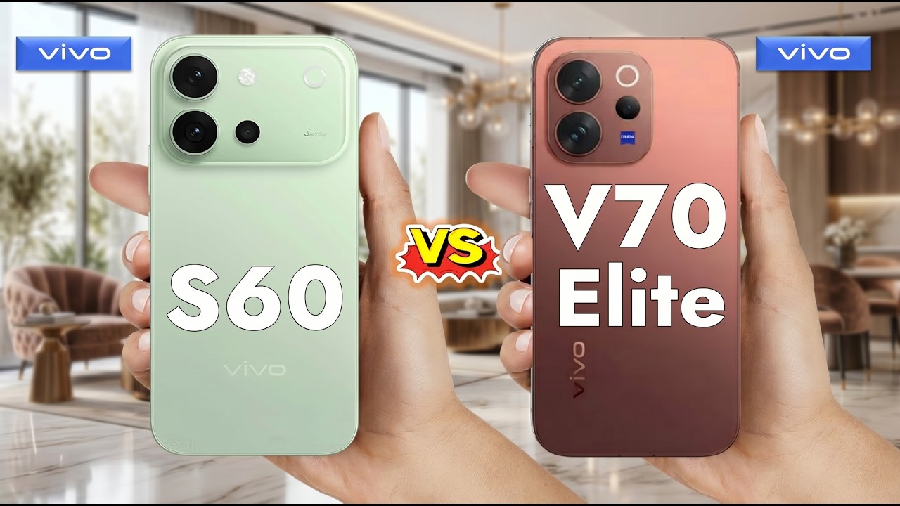 vivo S60 5G против vivo V70 Elite 5G || Полное сравнение ⚡