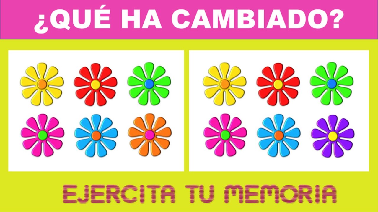 QUÉ TAN BUENOS SON TUS OJOS💗¿QUÉ HA CAMBIADO? Ejercita la memoria y la atención