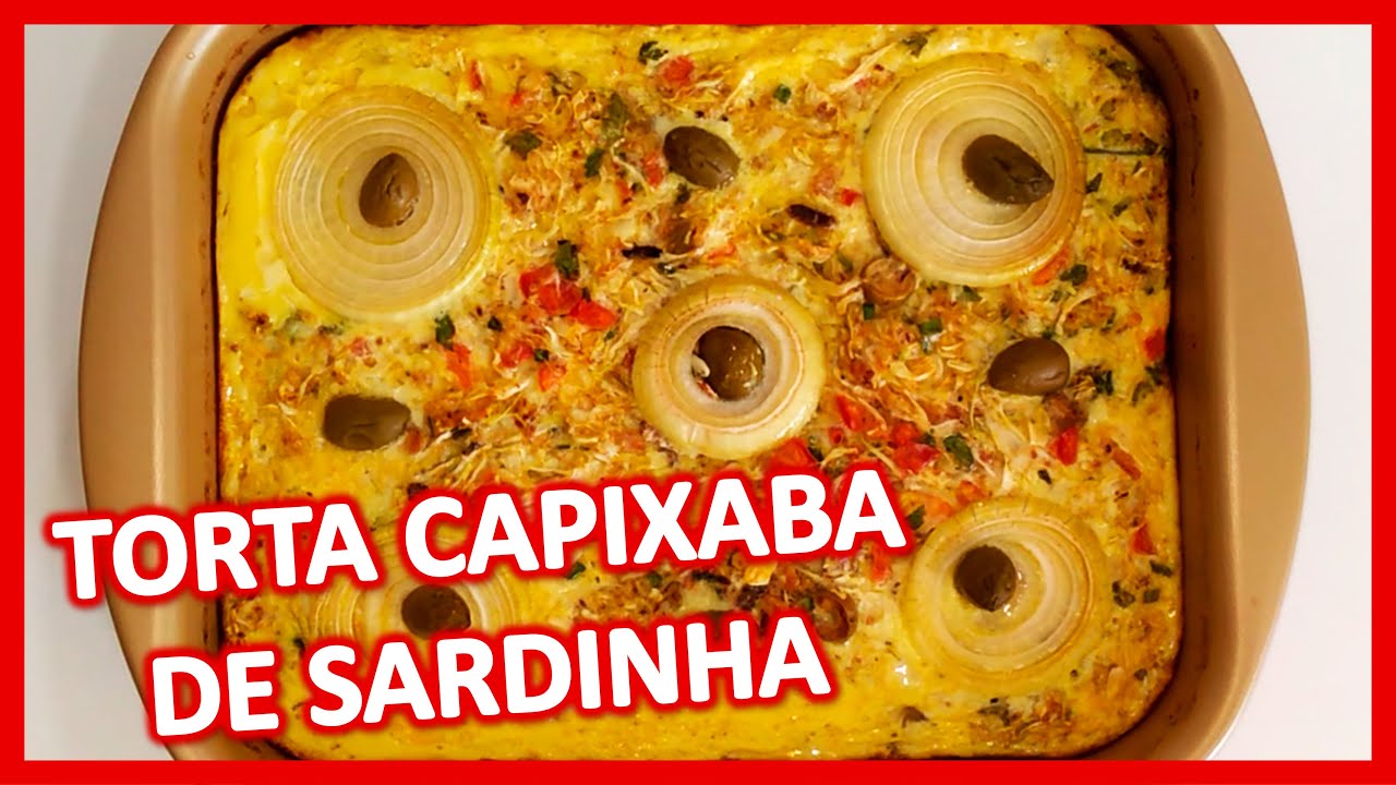 COMO FAZER TORTA CAPIXABA - SARDINHA COM REPOLHO! Receita especial para a Páscoa! 🥧