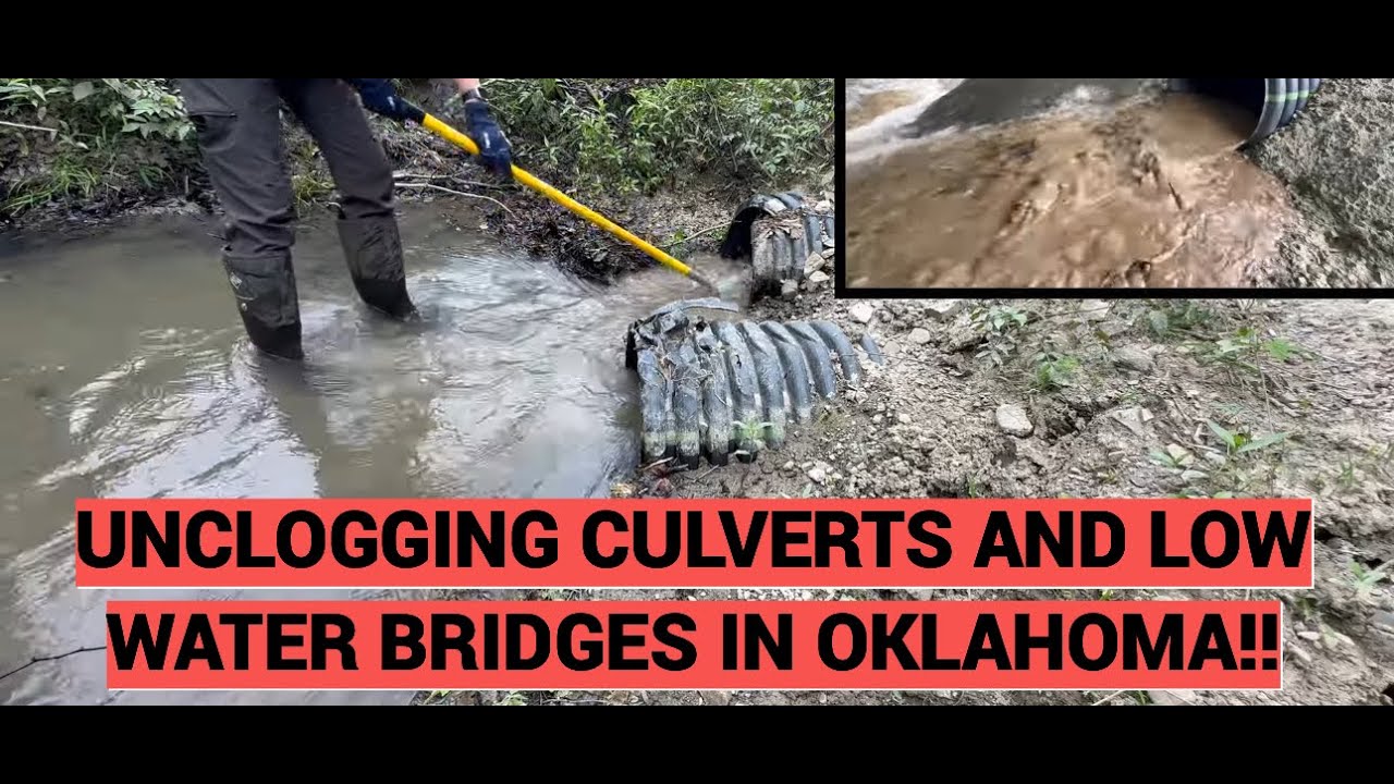 UNCLOGGING CULVERTS/LOW WATER BRIDGES WITH DEBRIS! NT#53 08/2024