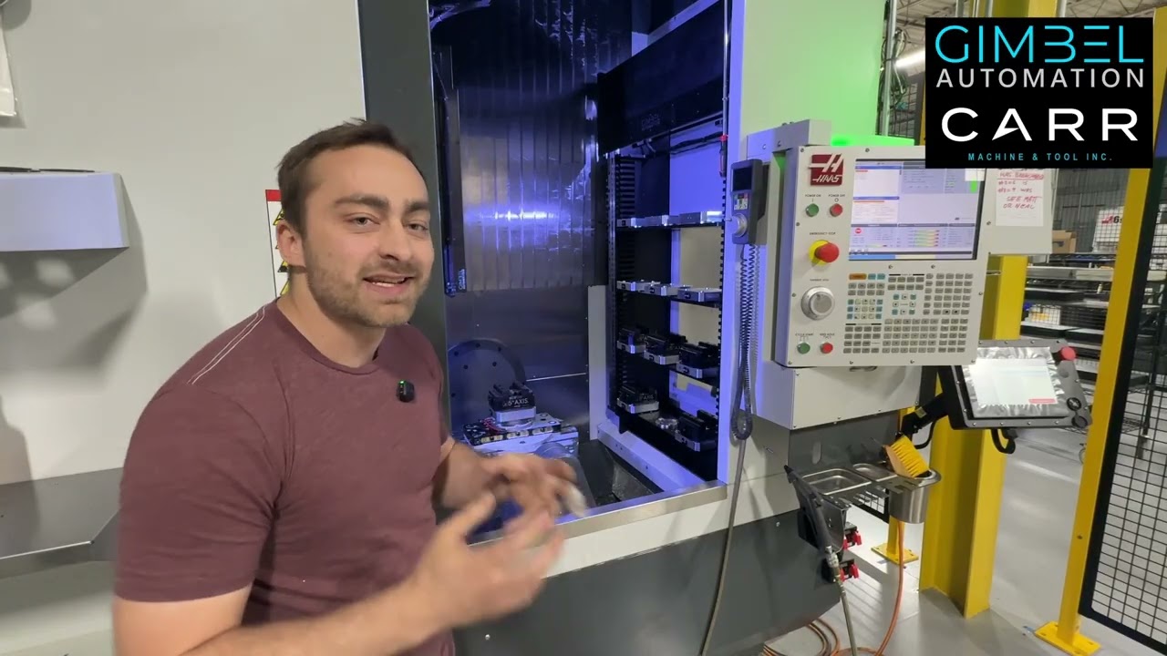 Carr Machine Haas UMC-750 Intraload Install | CNC Pallet Automation & 5 Axis Pallet Pool