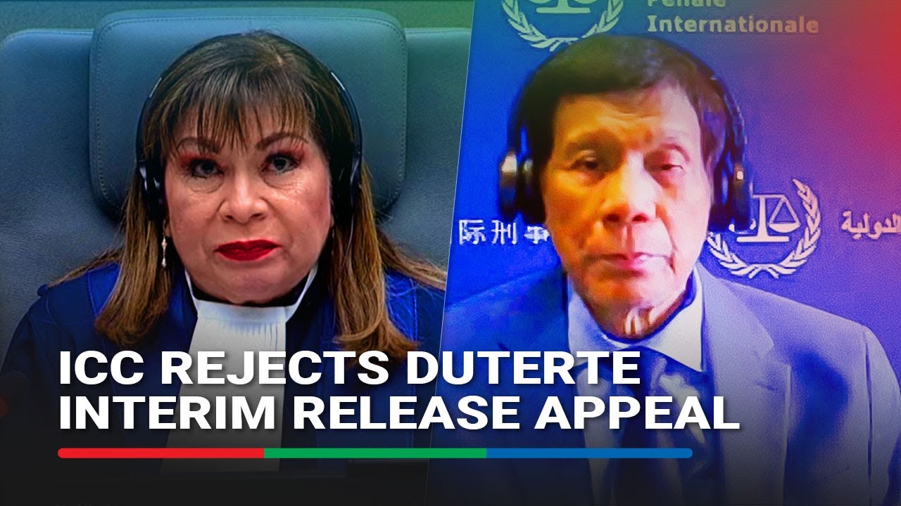 FULL: ICC rejects Duterte's appeal for interim release on all 3 grounds | ABS-CBN News