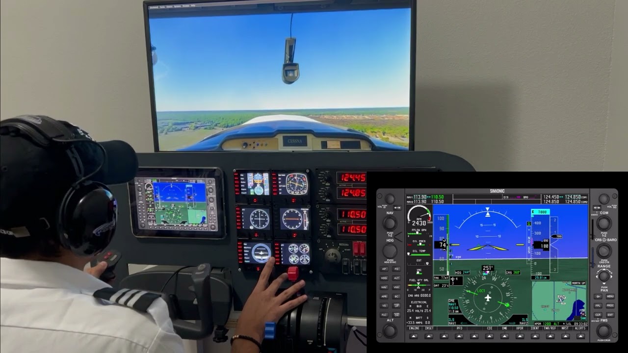 ENTRENAMIENTO DE PISTA EN SIMULADOR DE VUELO EN CASA. UNA LOCURA!!