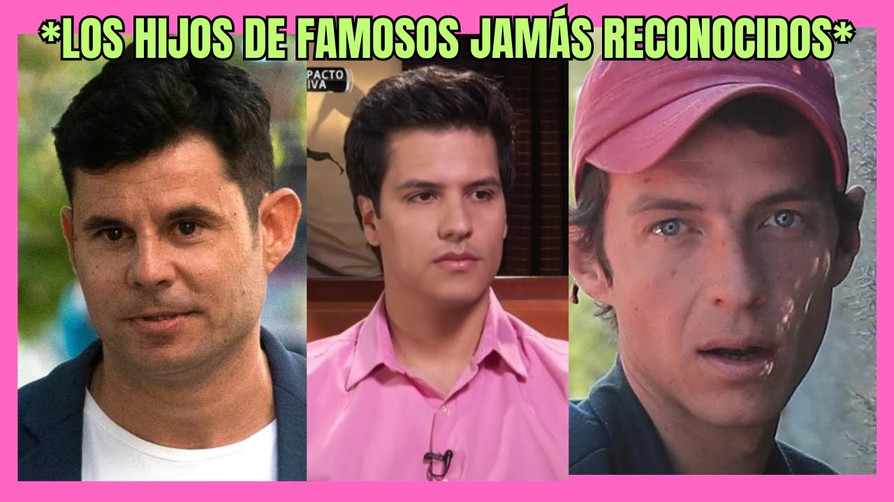 🔥 &iexcl;SE DESTAPA EL ESC&Aacute;NDALO! Hijos SECRETOS de FAMOSOS que JAM&Aacute;S imaginar&iacute;as 😱👶💔