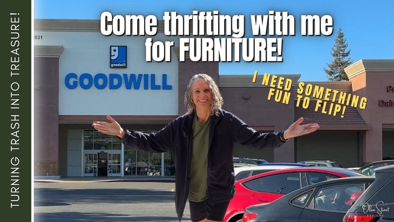 Come THRIFTING for some furniture with me!!
