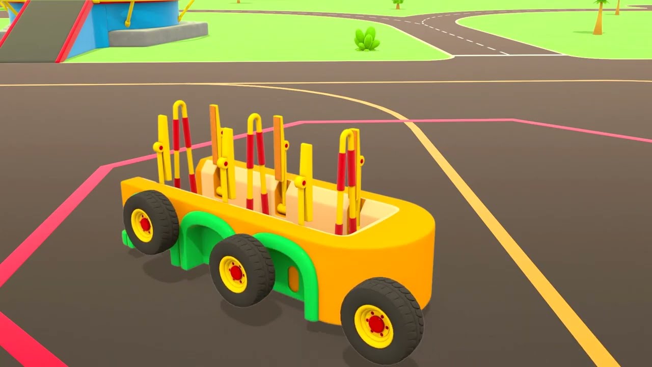 Leo the Truck & Toy Vehicles. Car Cartoons for Kids