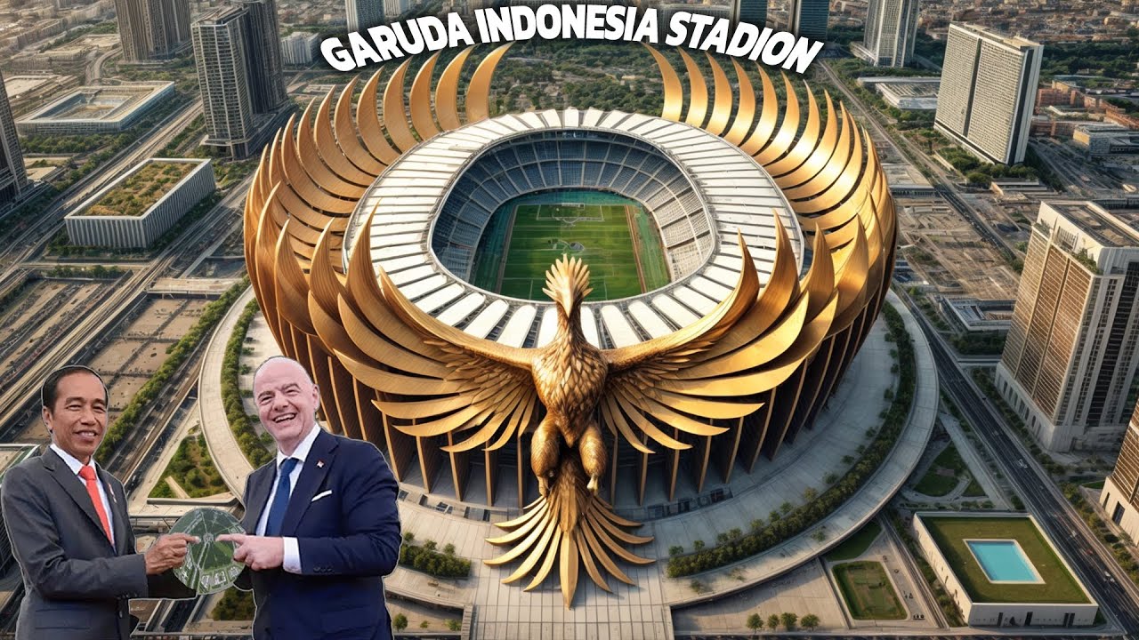 Bikin Iri Negara Tetangga.! Rancangan Mega Proyek Stadion Indonesia, Pertama & Terbesar Di Dunia.!