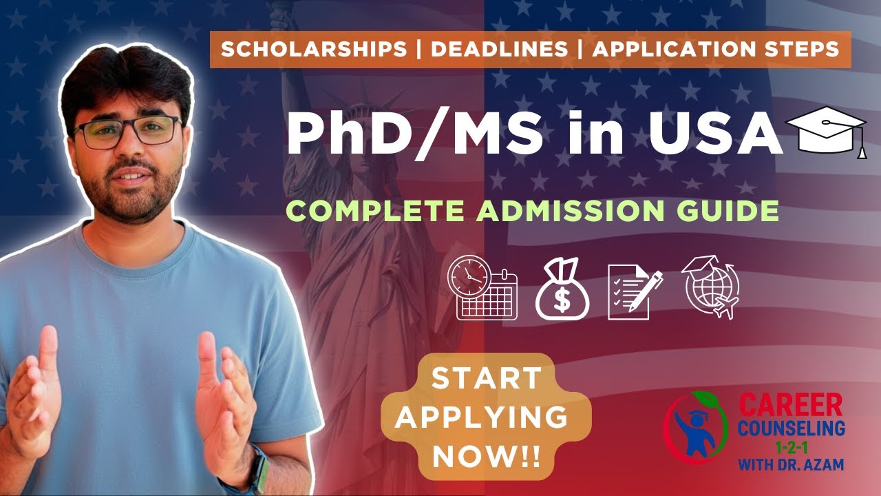 امریکہ میں ایڈمیشن کا مکمل طریقہ | Scholarships, Eligibility, Deadlines, and Required Documents