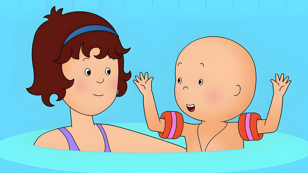 Caillou Learns to Swim | Caillou Compilations