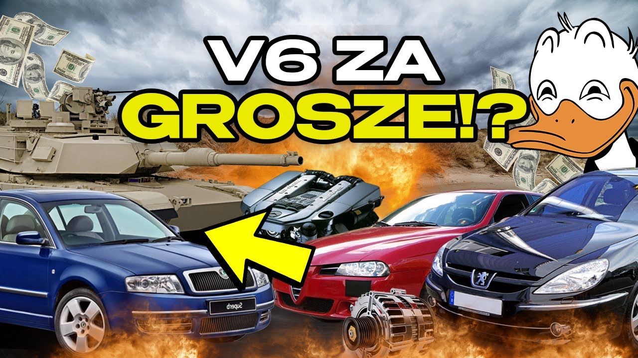 TANIE I DOBRE SAMOCHODY Z SILNIKAMI V6! 🔥💸
