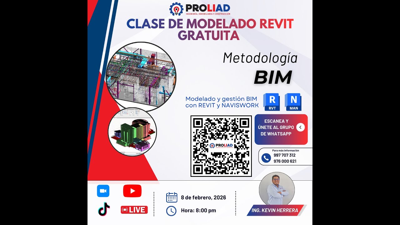 CLASE GRATUITA - MODELADO CON BIM EN REVIT