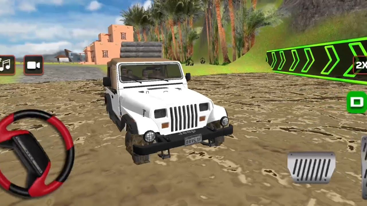 Offroad Pickup Truck Driving Game 3D | Jeep Game Gameplay | RDX AKSHU YT