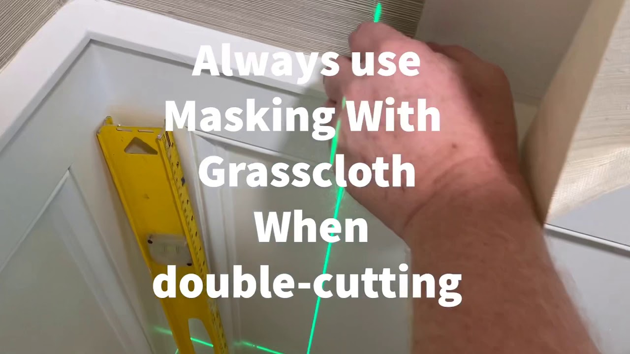 How to Cut Grasscloth Wallpaper Around Crown Molding & Other Tips - Spencer Colgan