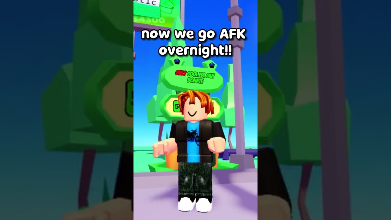 AFK in PLS DONATE #roblox How much robux did i raise 🤔
