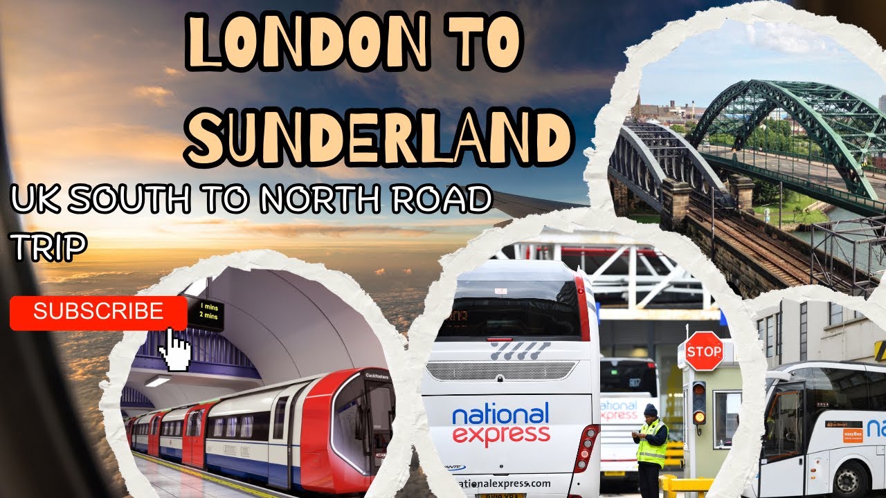 LONDON TO SUNDERLAND BY BUS VLOG 🚌🇬🇧 #lifeinuk