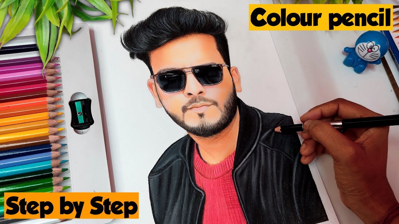 Elvish Yadav drawing | Elvish Yadav drawing with colour pencil @ElvishYadavVlogs