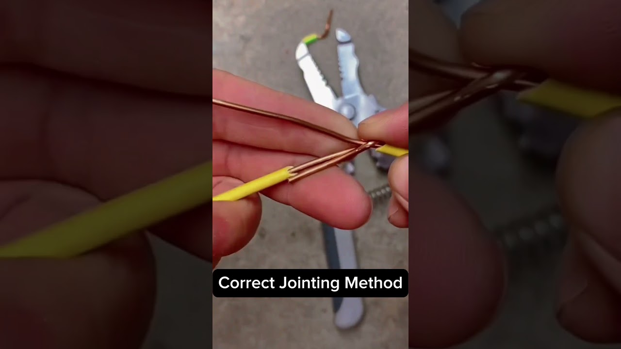 Awesome Idea! Properly Joint Electrical Wire  #electrical #ideas