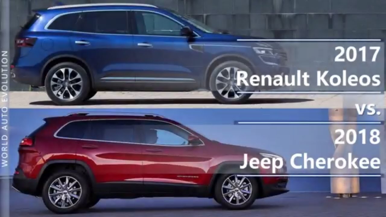 2017 Renault Koleos vs 2018 Jeep Cherokee (technical comparison)