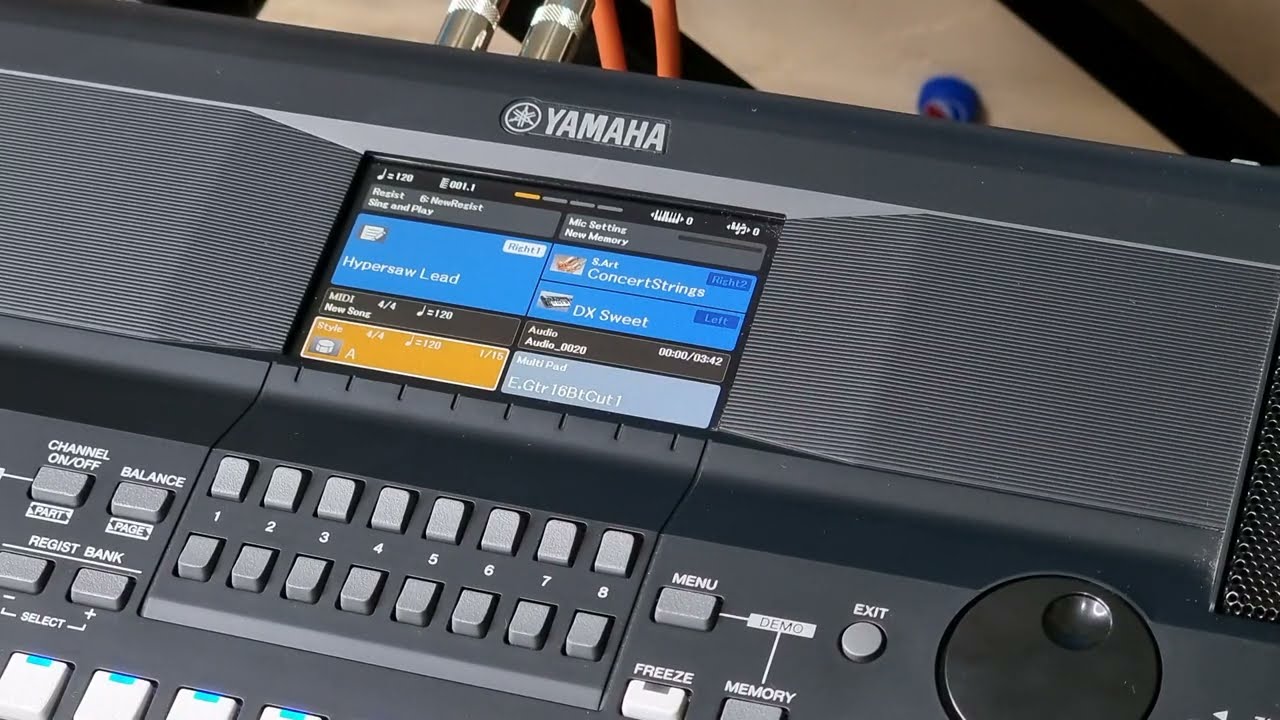 Yamaha psr sx600 стиль жазу 2-сабақ (Запис жазу)