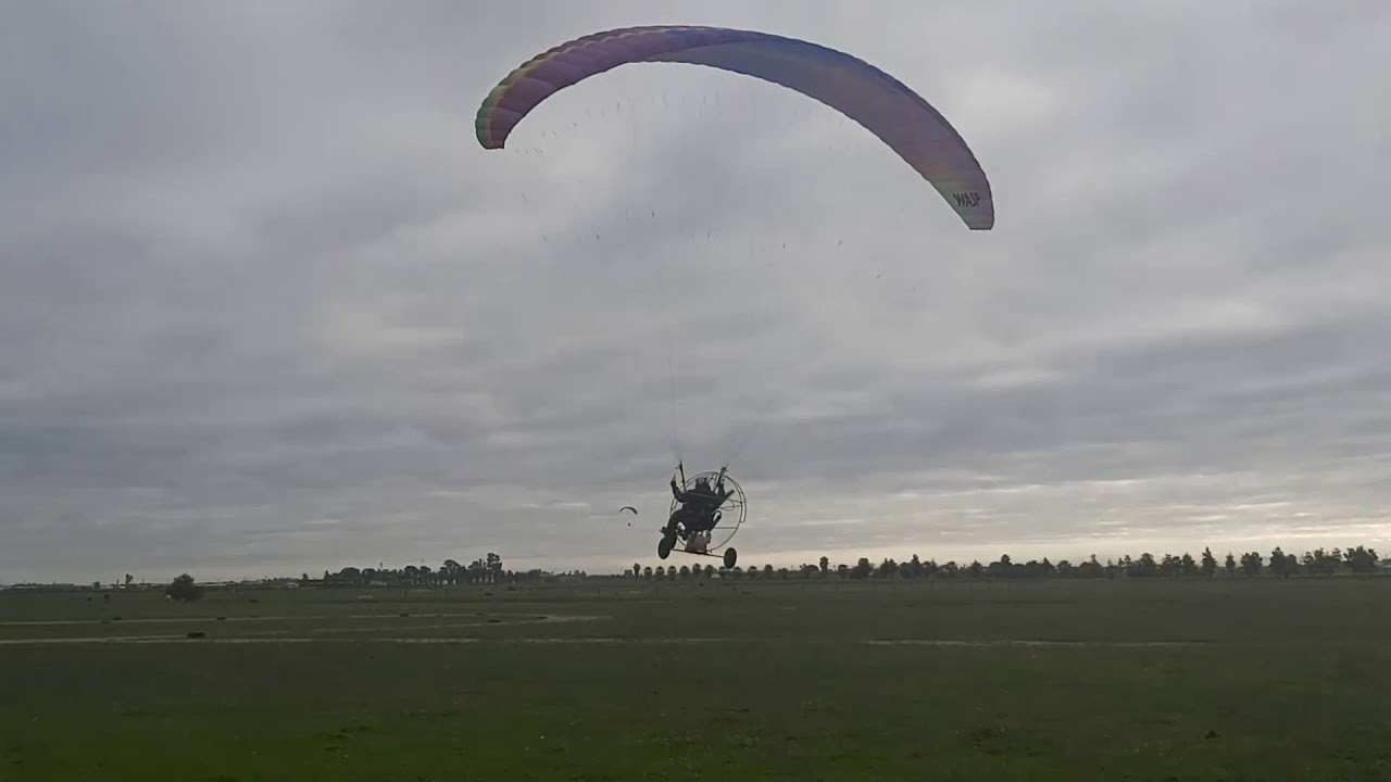 Paramotor:Despegues,Los Palacios.