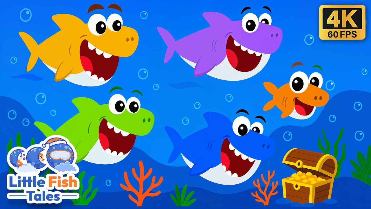 Baby Shark Da Da Da | Sing Along | Little Fish Tales | #babyshark #fish
