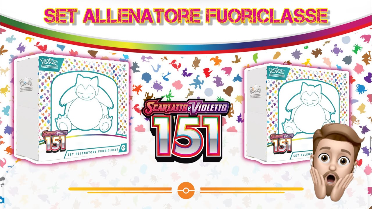 APRO IL SET ALLENATORE FUORICLASSE DI POKEMON 151 😍 Élite Trainer Box Snorlax! 🍀