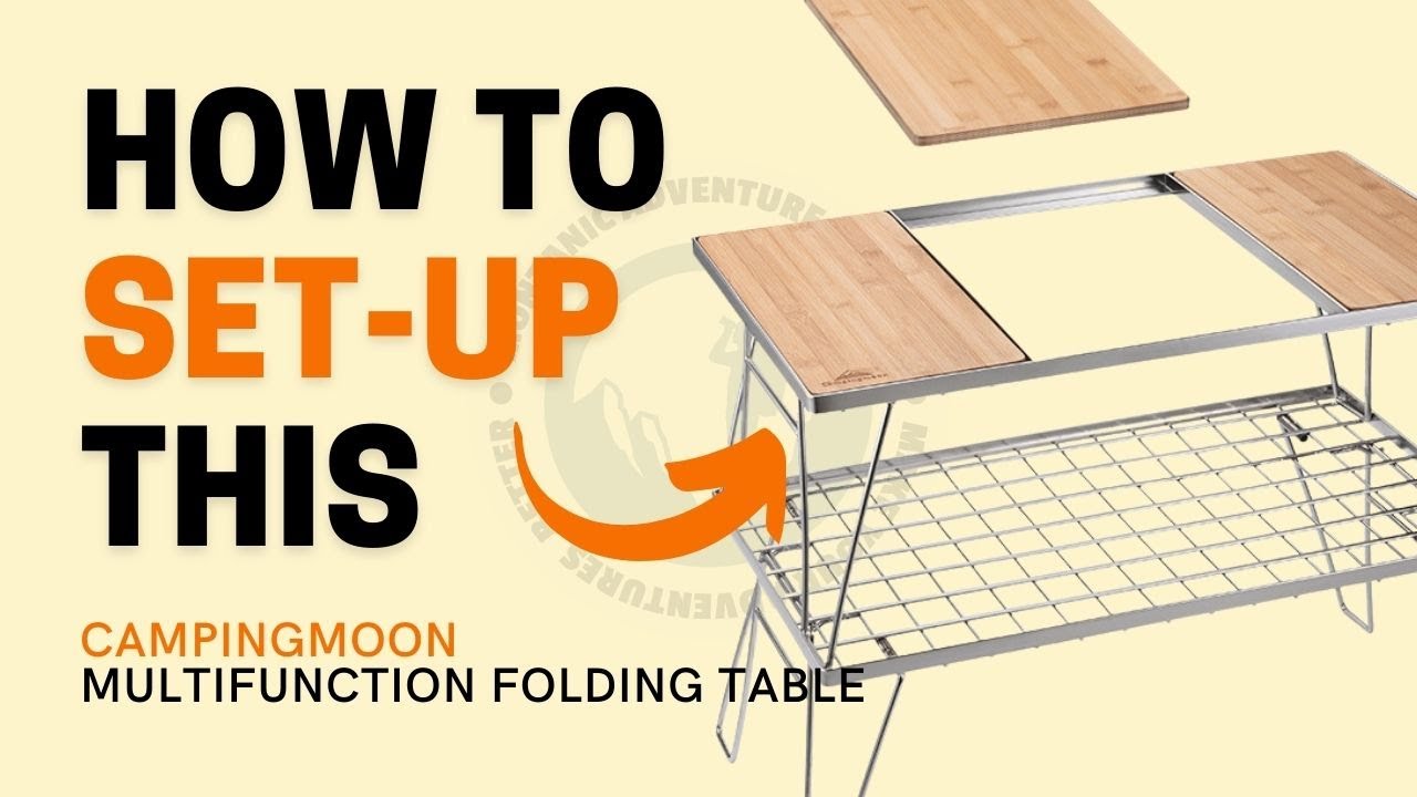 How to set-up | Campingmoon | Multifunction Folding Table