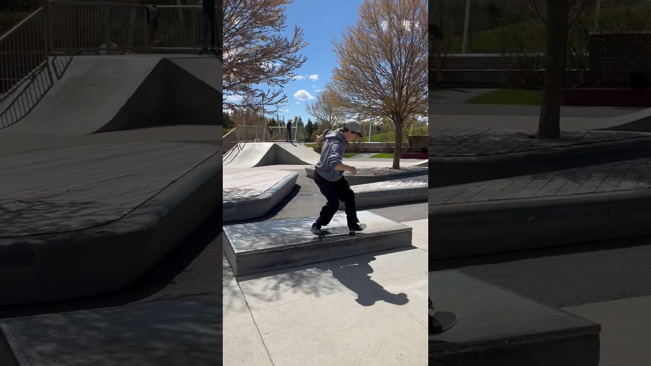 Backside 5050 front 180 out #skate #skateboarding #sk8 #skateboard #skater #skating #viral #shorts