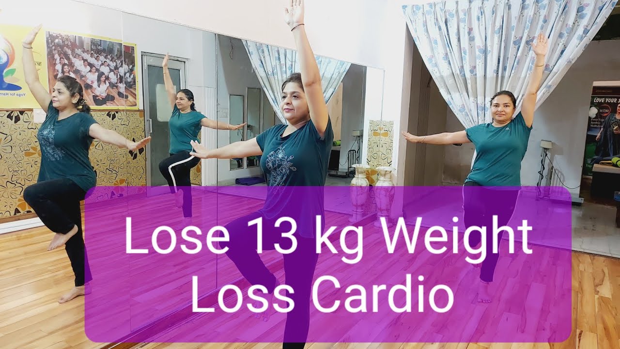 13 kg वजन कम किया |30 Min Weight loss Cardio Workout - Simple exercises| Lose Belly Fat
