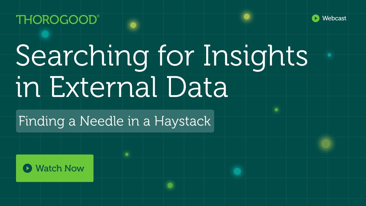 Searching for Insights in External Data: Finding a Needle in a Haystack