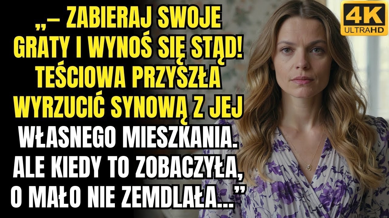 Zabieraj swoje śmieci i wynoś się stąd! Teściowa przyszła wyrzucić synową z jej własnego mieszkania
