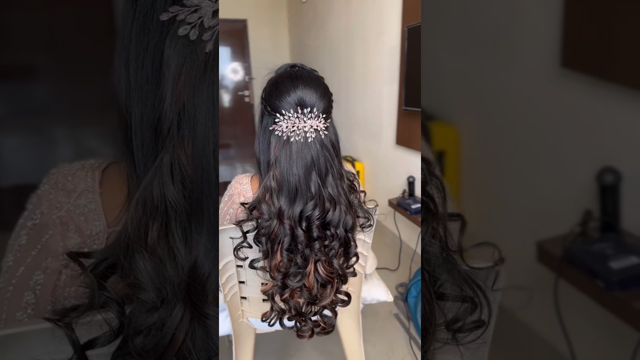 Beautiful christian bride hair style#short#hair#style#video