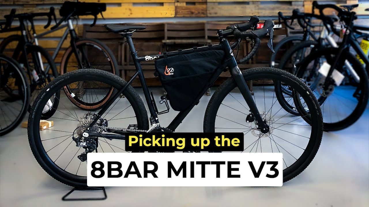 8bar MITTE v3: Picking up the 2-in-1 bike at the Berlin showroom | Gravel, Road, Bikepacking