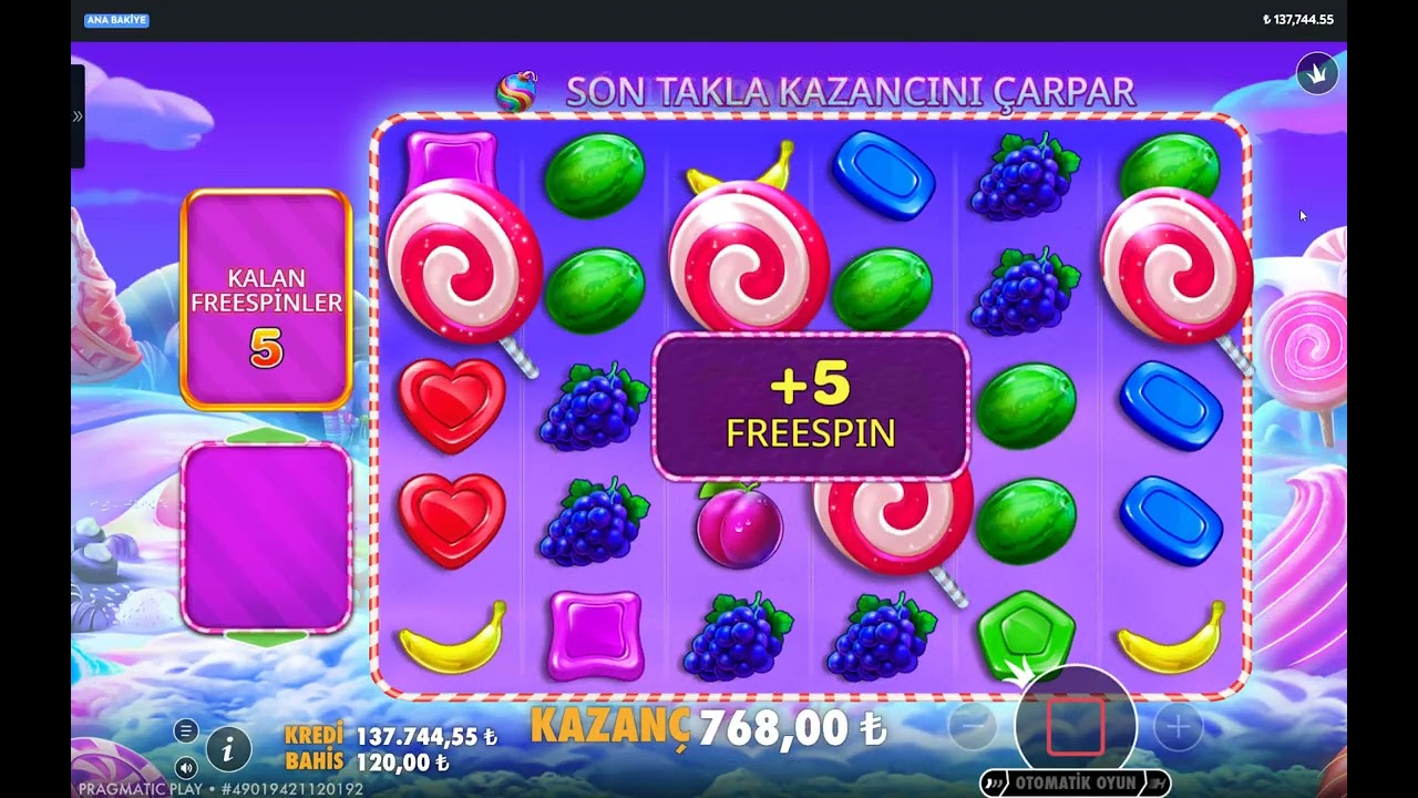 SWEET BONANZA 1000 | 50 &Ccedil;ARPANLA KASAYI Y&Uuml;KSELTTİK HARİKA