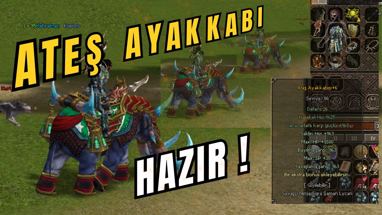CANAVARLI AYAKKABIYI DA TAMAMLADIM! | Metin2 Arkadaşlar EPSİZ/YARDIMSIZ SERİ