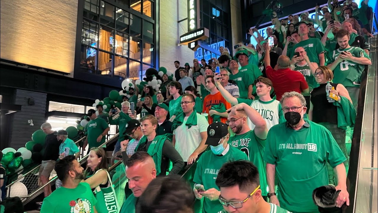 Before game 3 June 08,2022. What it looked like outside TDGarden