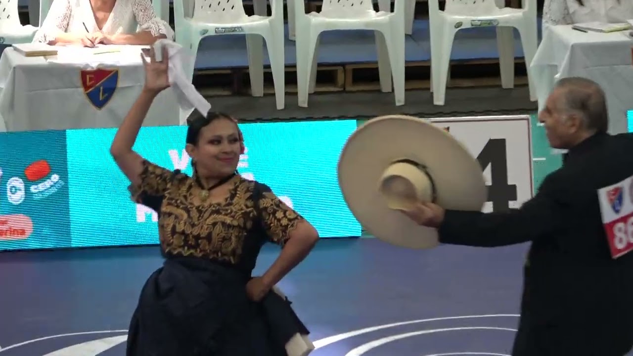 Gladys Padilla y Luis Borja. Mundial de Marinera 2026. 2da. Final Oro