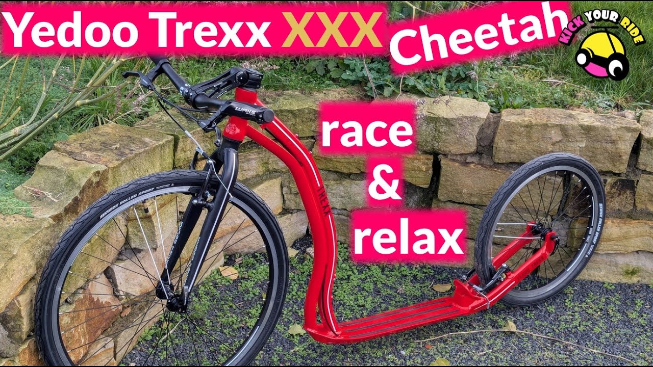 Yedoo Trexx Cheetah - schnell, geschmeidig, leicht: Tretroller als Renn-Cruiser!