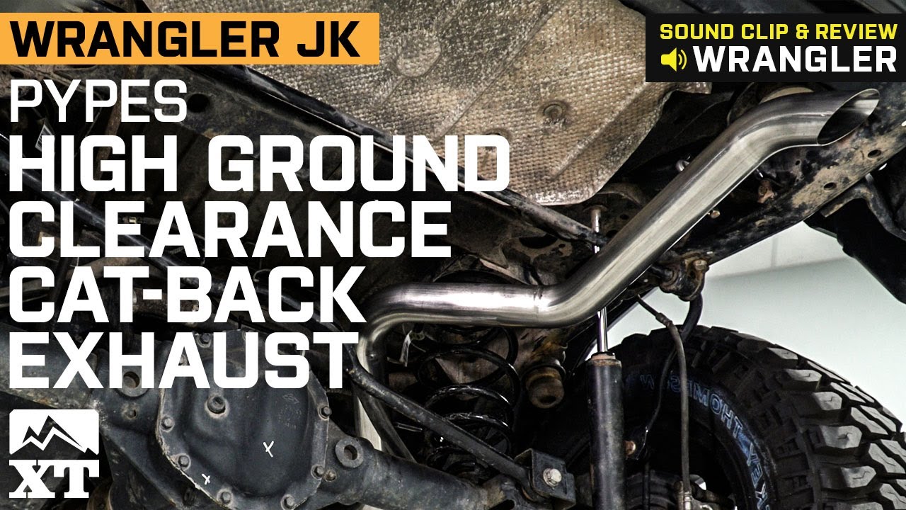 Jeep Wrangler JK Pypes High Ground Clearance Cat-Back Exhaust Sound Clip & Review