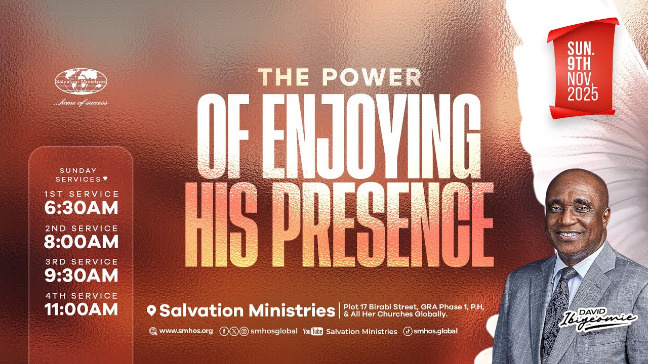 The Power of Enjoying His Presence | Sunday Service | Sunday, 9th November 2025