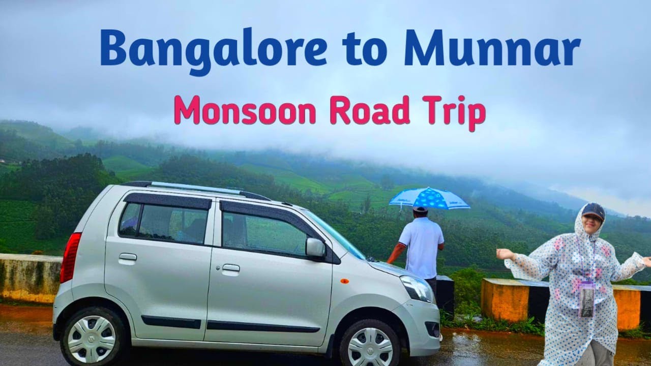 Bangalore to Munnar Road Trip during Monsoon | Munnar at its Best | Complete tour guide