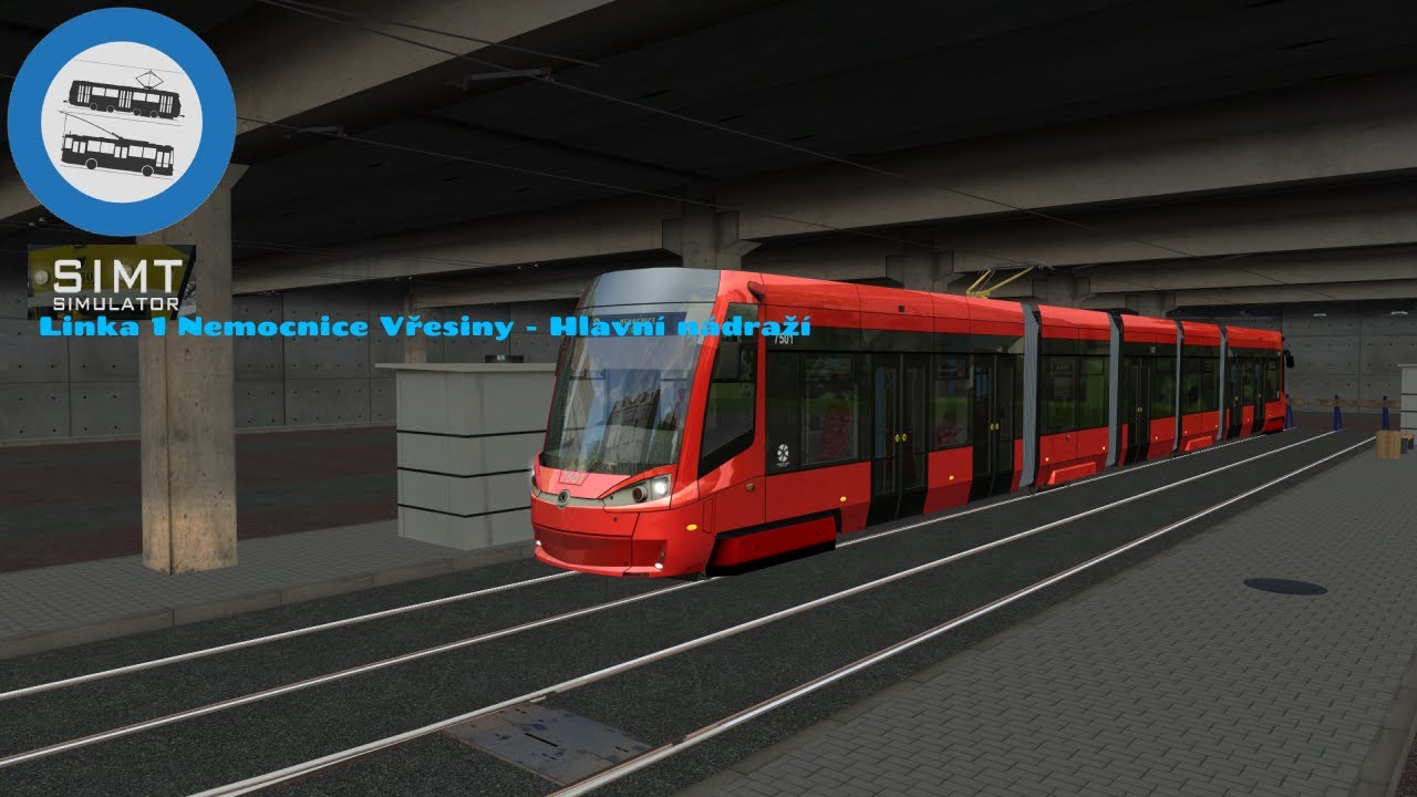 Simt Simulátor - Linka 2 - Nemocnice Vřesiny - Hlavní nádraží