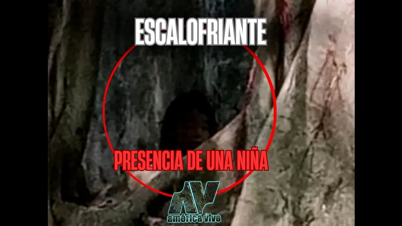 La escalofriante aparición de una niña entre las ruinas