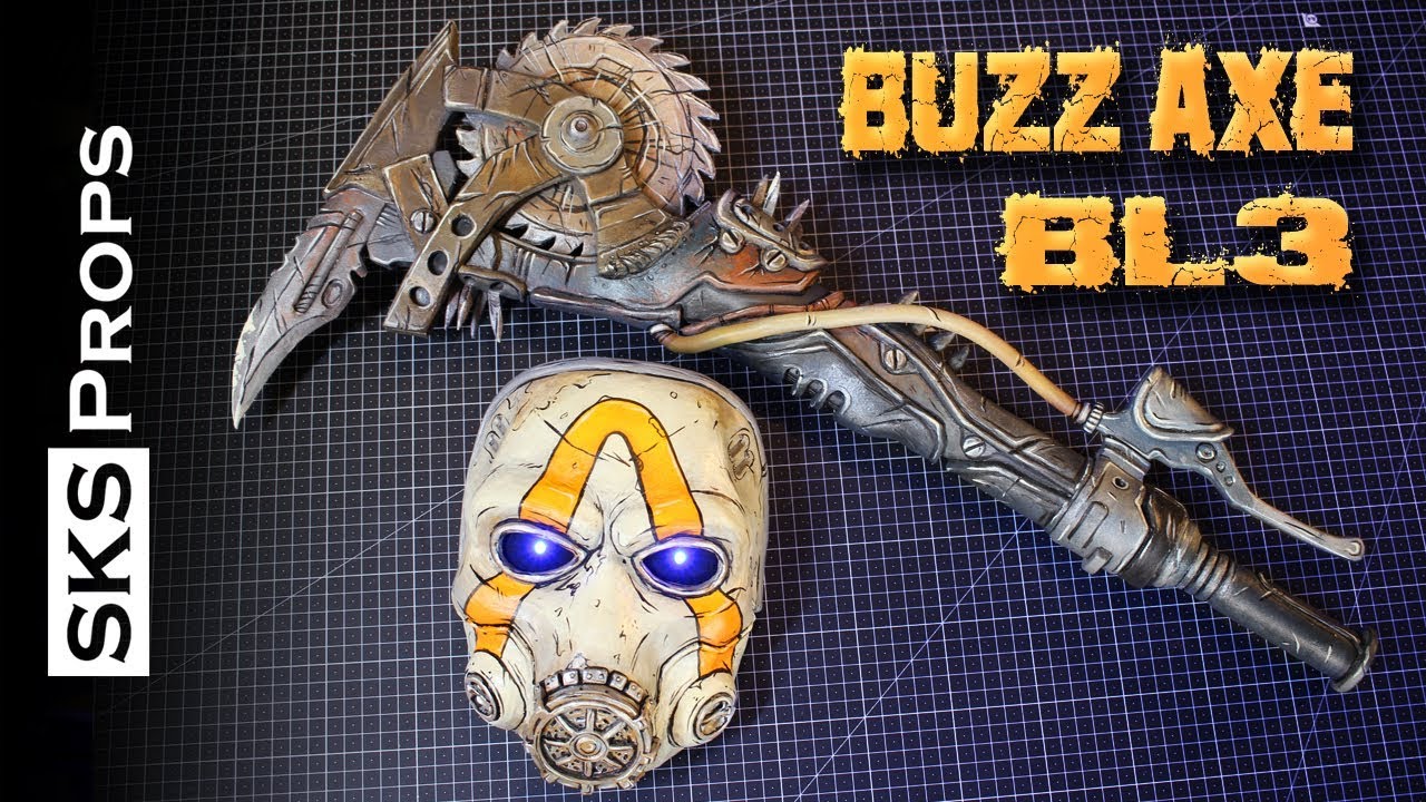 Как сделать психо-топор-жучок — бесплатная выкройка — урок по косплею по Borderlands 3 Foam
