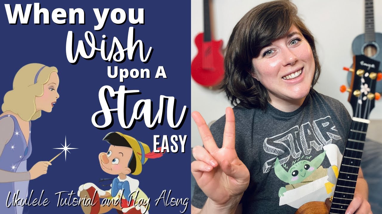 When You Wish Upon A Star from Pinocchio EASY Ukulele Tutorial and Play Along | Cory Teaches Music