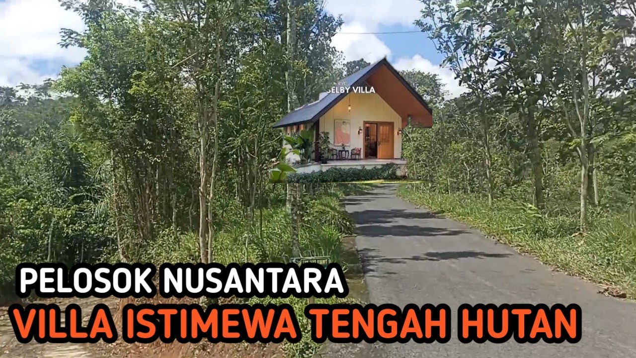 Villa istimewa di desa pelosok wonogiri, kembang jatipurno 