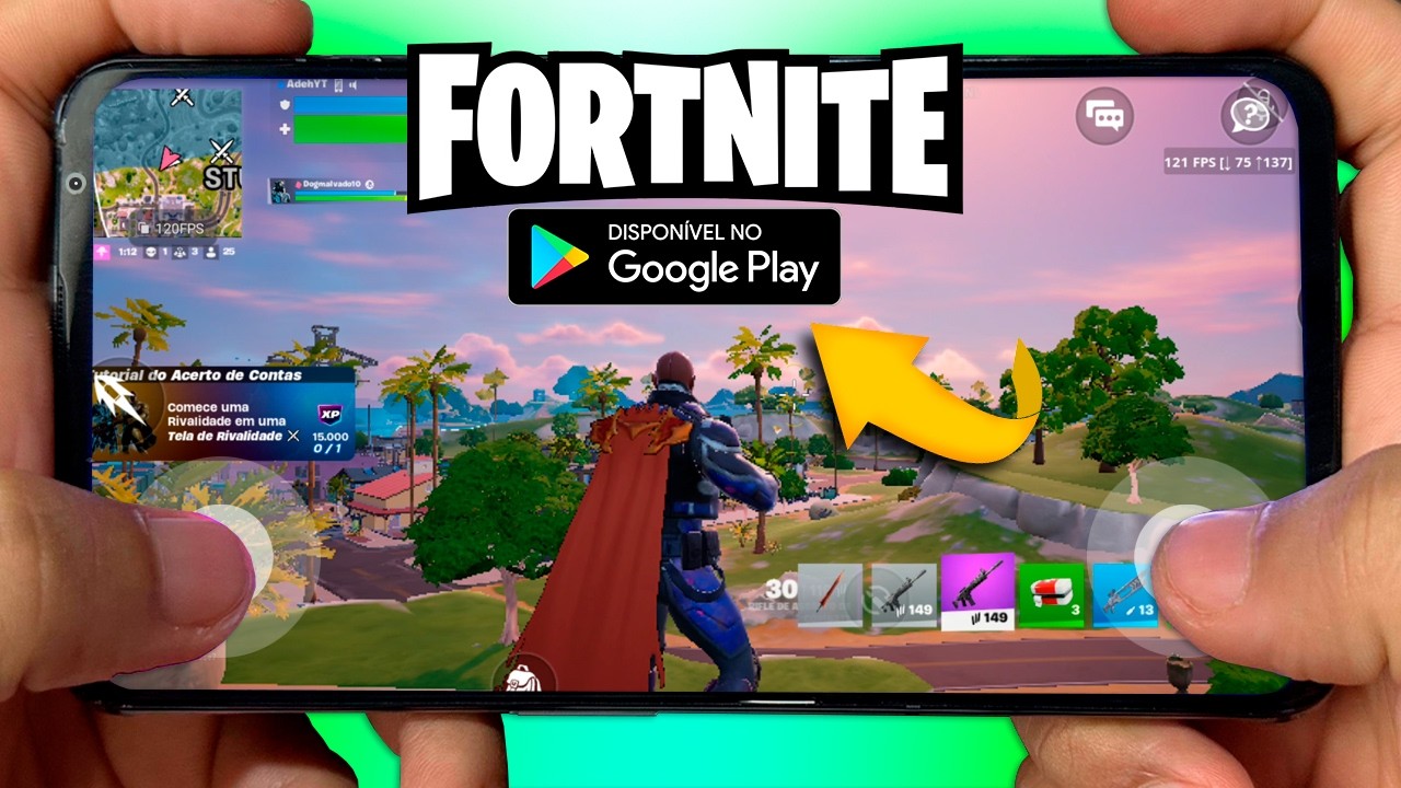 FINALMENTE SAIU FORTNITE MOBILE NA GOOGLE PLAY
