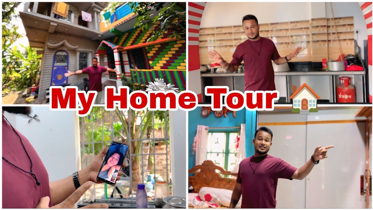 My Home Tour 🏠..//আমার বাড়িটা তোমাদেরকে একটু ঘুরে ঘুরে দেখালাম.. ❤️🤗